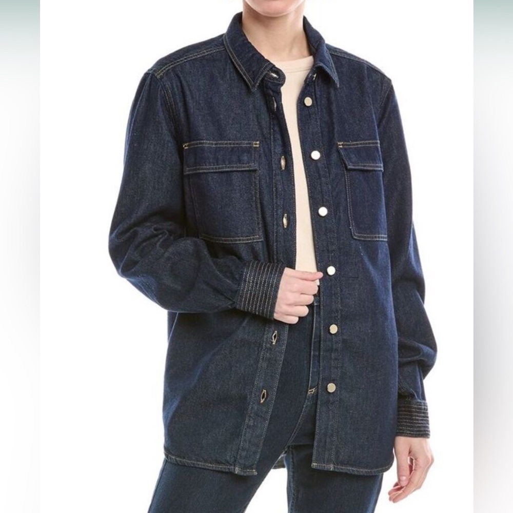 Frame Trapunto Denim Jacket